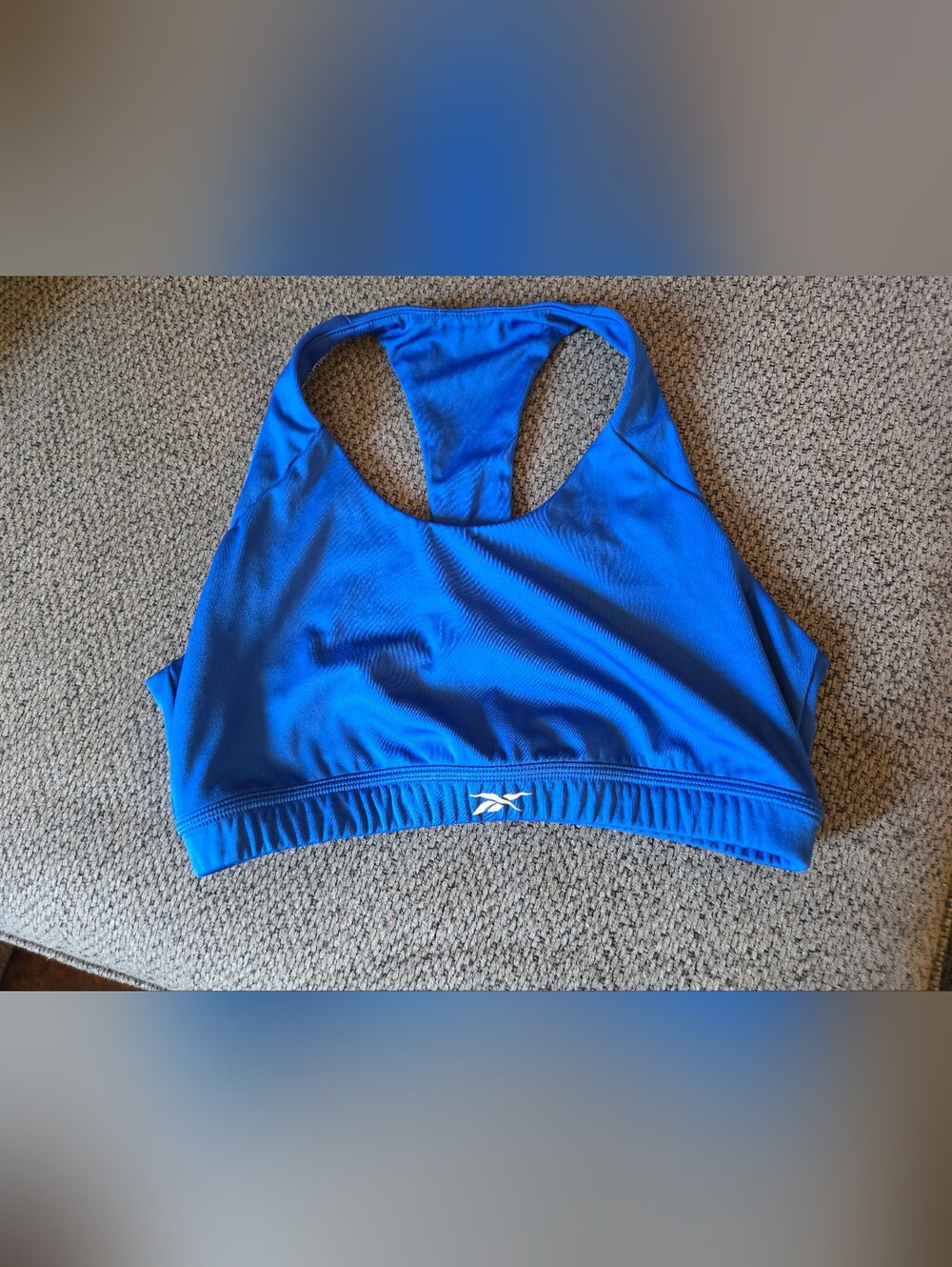 Reebok Bright Blue Racerback Sports Bra